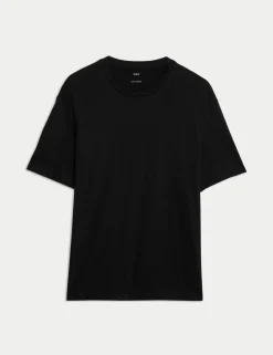 Relaxed Fit Pure Cotton T shirt