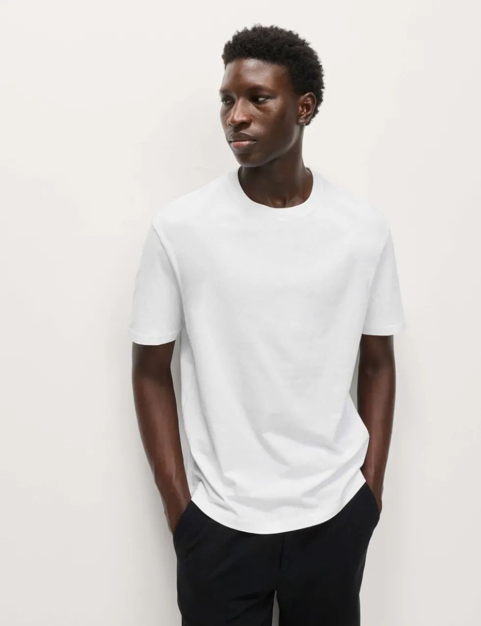 Relaxed Fit Pure Cotton T shirt