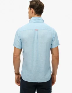 Relaxed Fit Pure Linen Embroidered Shirt