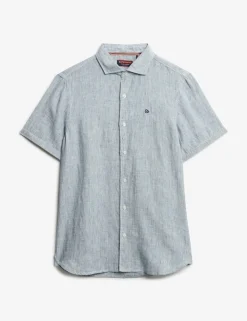 Relaxed Fit Pure Linen Embroidered Shirt