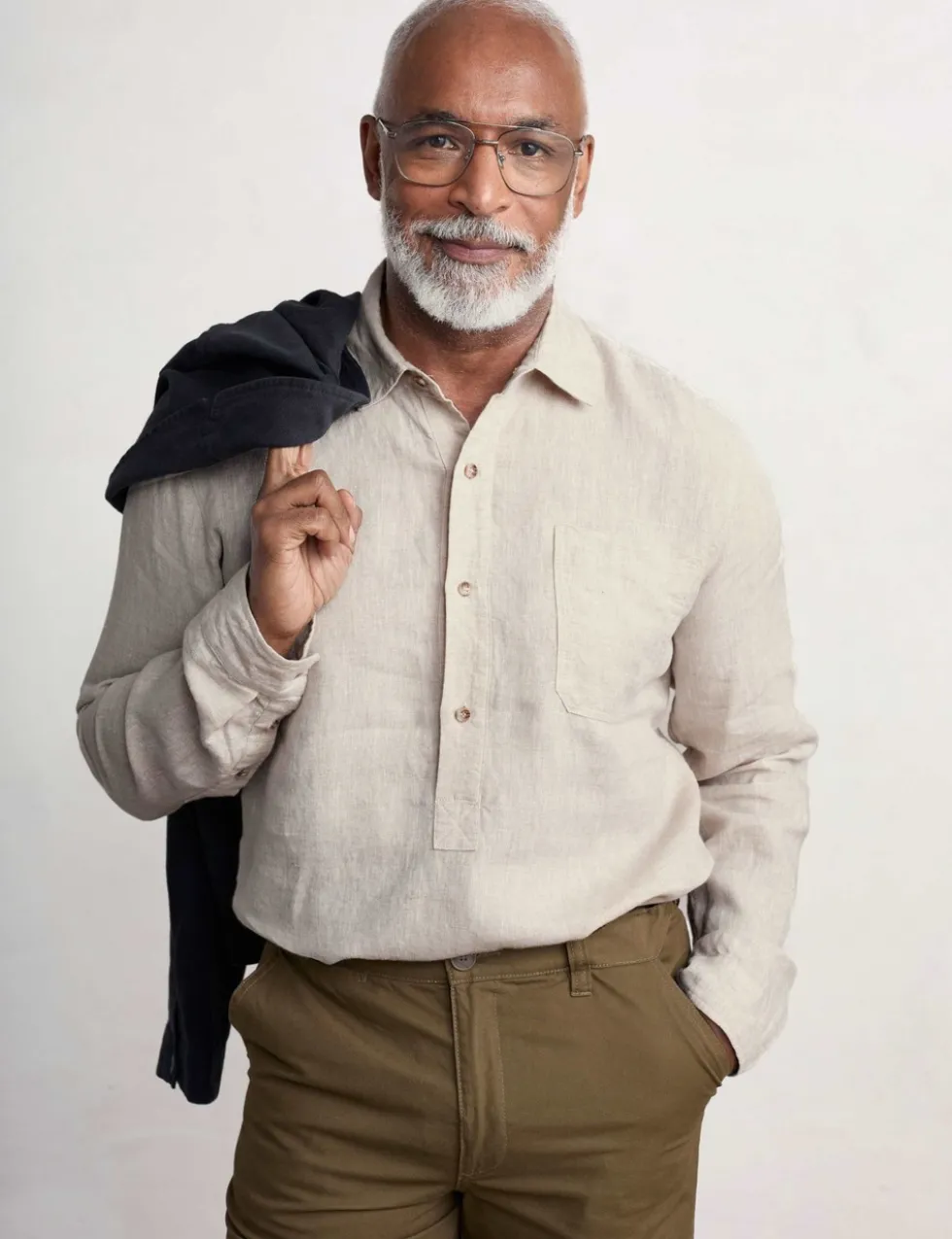Relaxed Fit Pure Linen Overhead Shirt