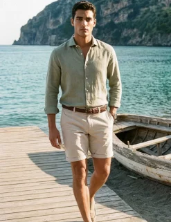 Relaxed Fit Pure Linen Shirt