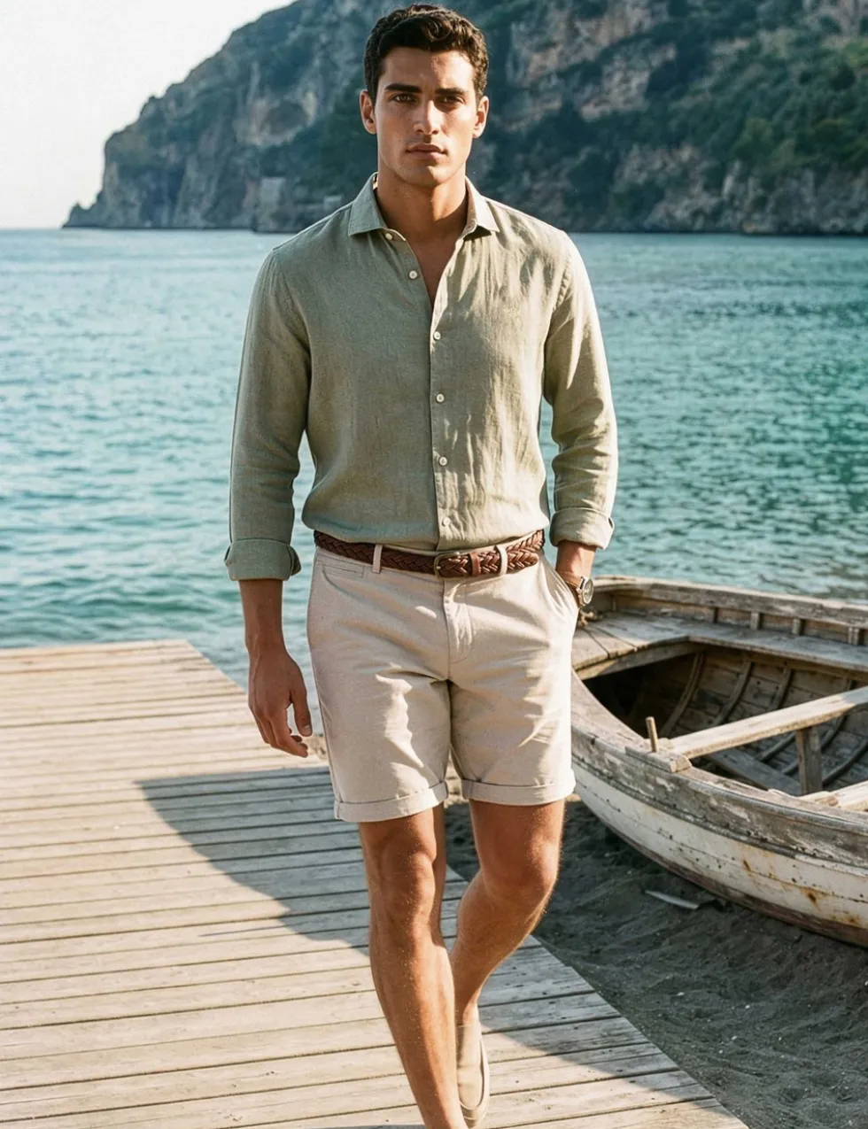 Relaxed Fit Pure Linen Shirt