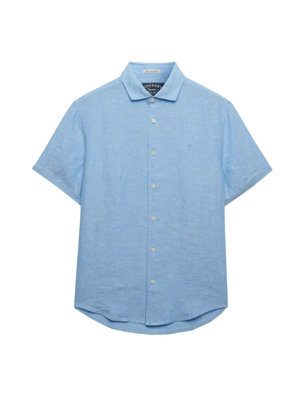 Relaxed Fit Pure Linen Short Sleeve Shirt