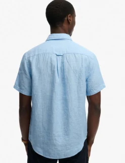 Relaxed Fit Pure Linen Short Sleeve Shirt