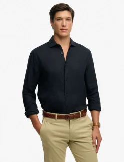Relaxed Fit Pure Linen Shirt