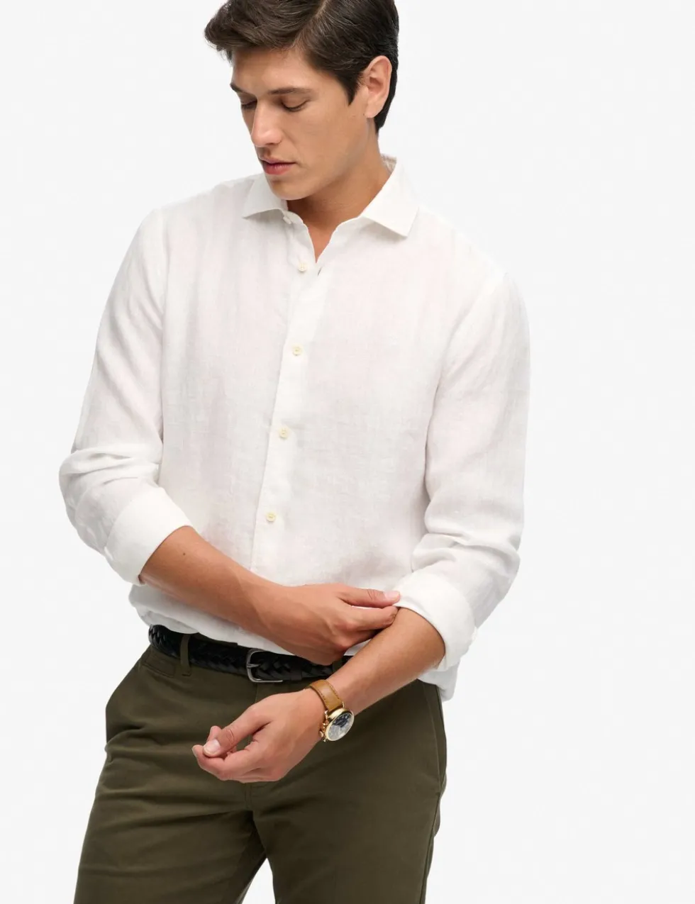 Relaxed Fit Pure Linen Shirt