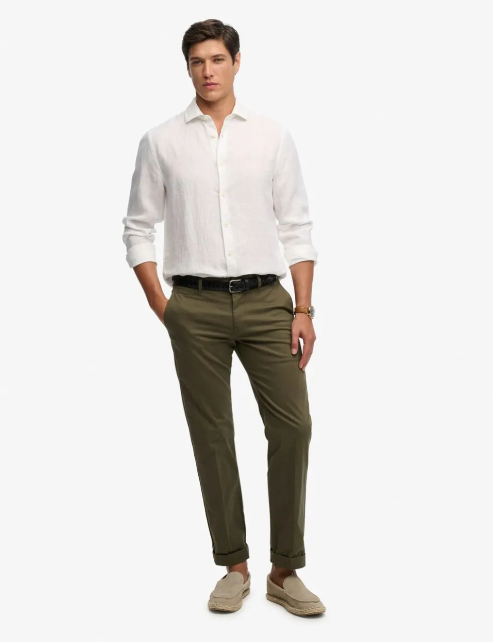 Relaxed Fit Pure Linen Shirt