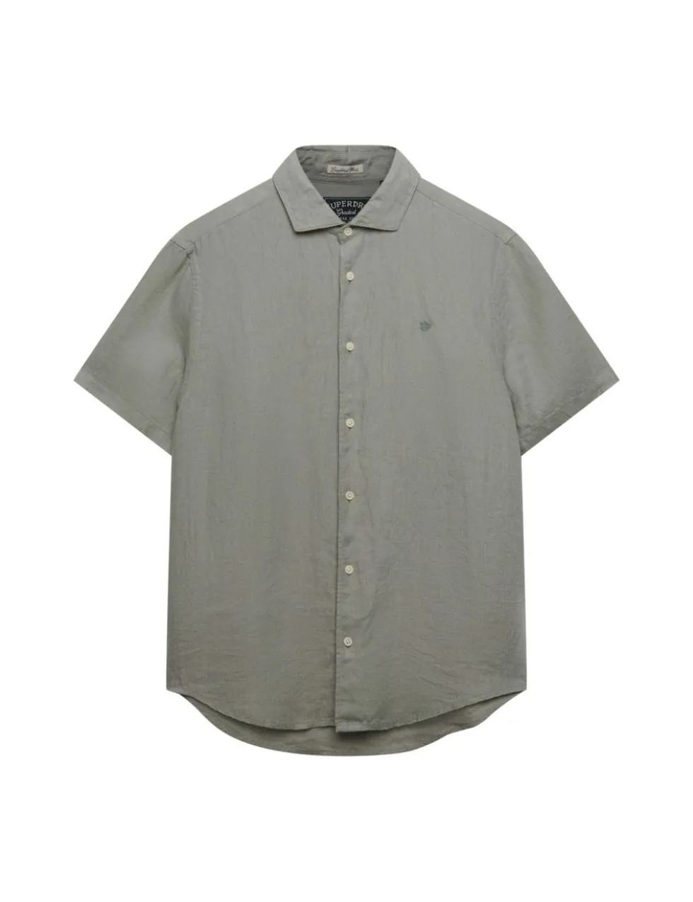 Relaxed Fit Pure Linen Short Sleeve Shirt