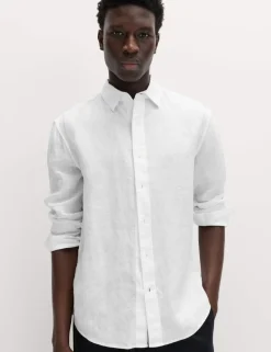 Relaxed Fit Pure Linen Shirt
