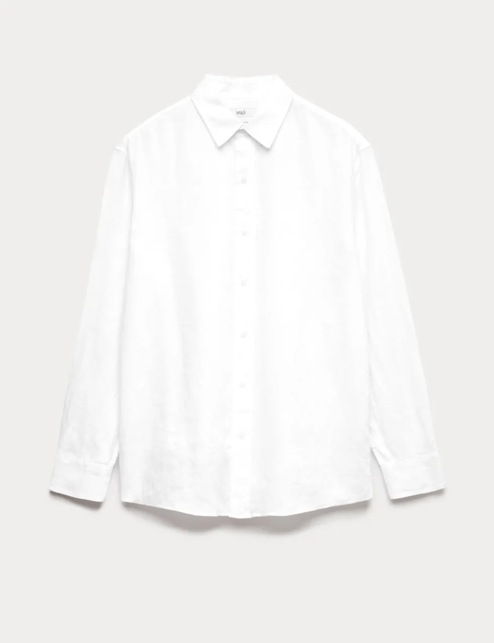 Relaxed Fit Pure Linen Shirt