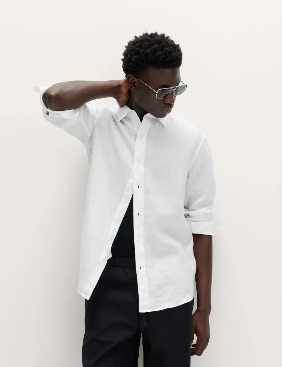 Relaxed Fit Pure Linen Shirt