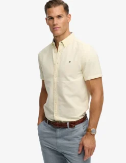 Relaxed Fit Short Sleeve Oxford Shirt