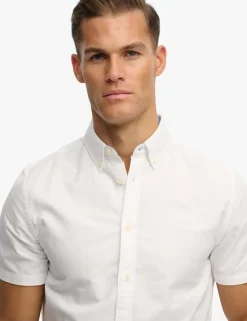 Relaxed Fit Short Sleeve Oxford Shirt