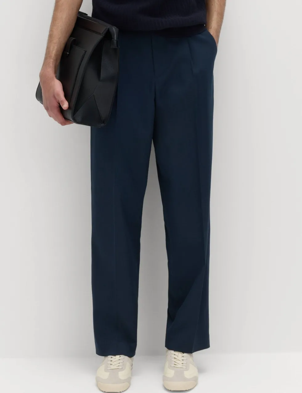 Relaxed Fit Smart Stretch Trousers