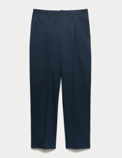Relaxed Fit Smart Stretch Trousers