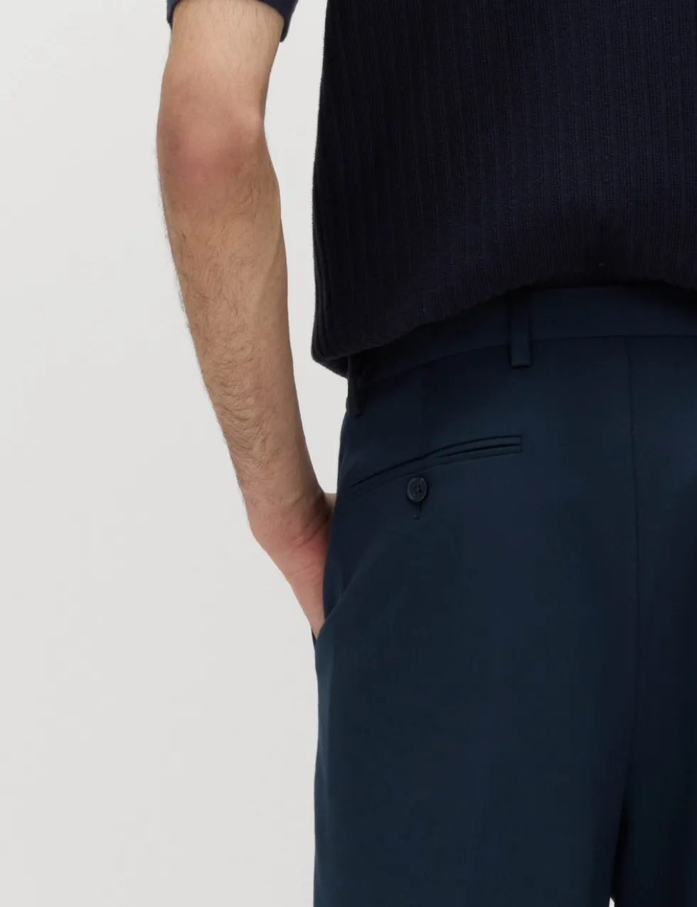 Relaxed Fit Smart Stretch Trousers