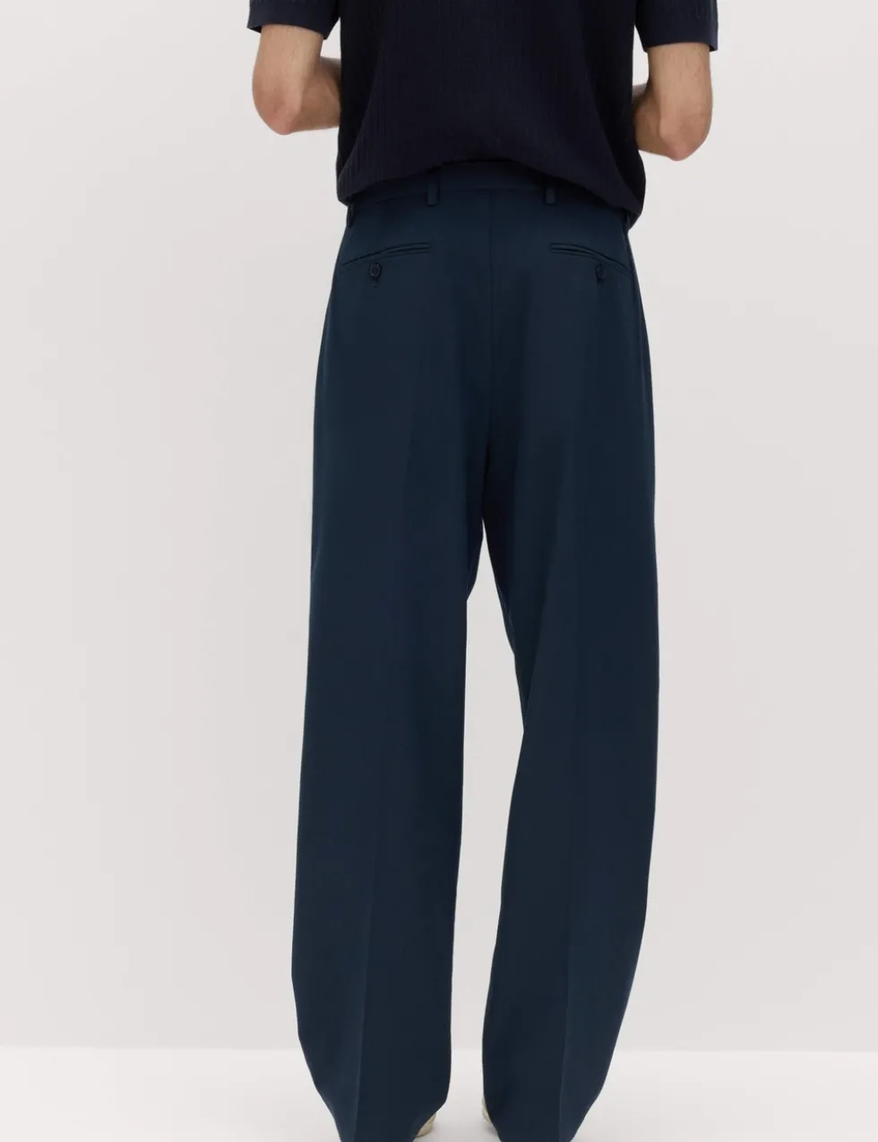 Relaxed Fit Smart Stretch Trousers