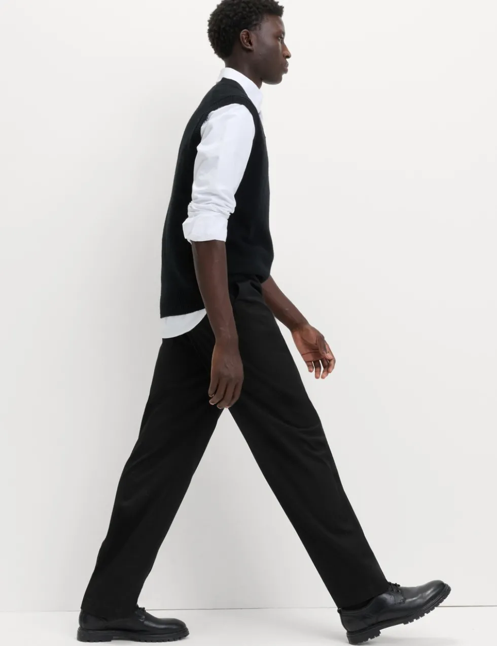 Relaxed Fit Smart Stretch Trousers