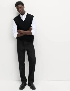 Relaxed Fit Smart Stretch Trousers