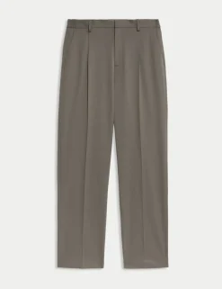 Relaxed Fit Smart Stretch Trousers