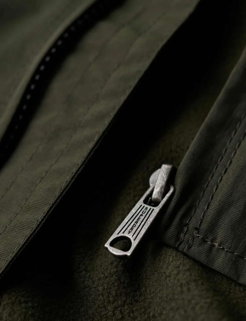 Relaxed Fit Surplus Hooded Bomber Jacket