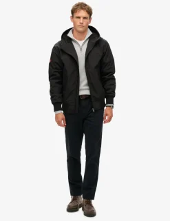 Relaxed Fit Surplus Hooded Bomber Jacket