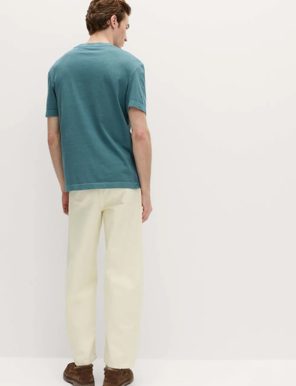Relaxed Pure Cotton Garment Dyed T-Shirt