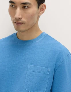 Relaxed Pure Cotton Garment Dyed T-Shirt