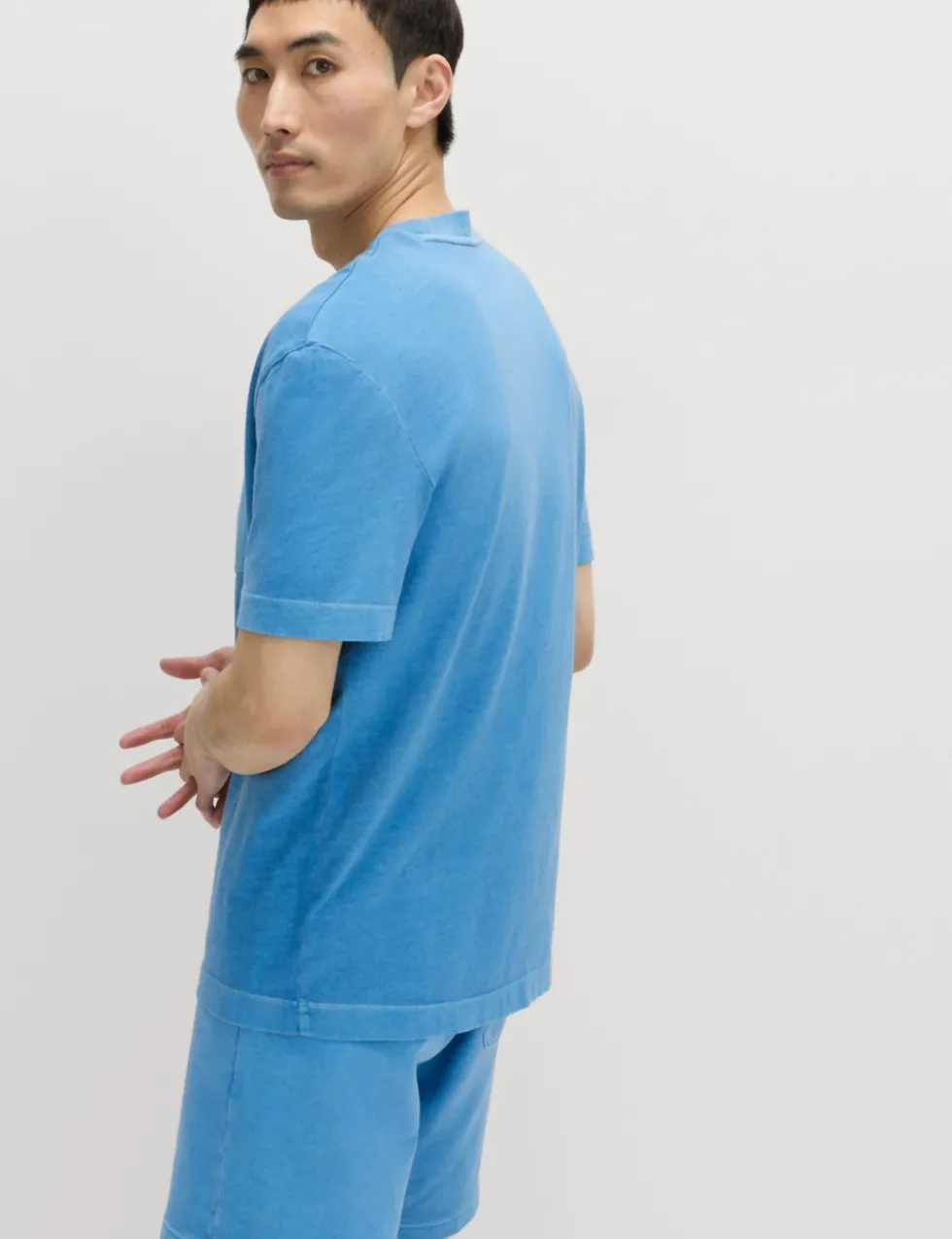 Relaxed Pure Cotton Garment Dyed T-Shirt