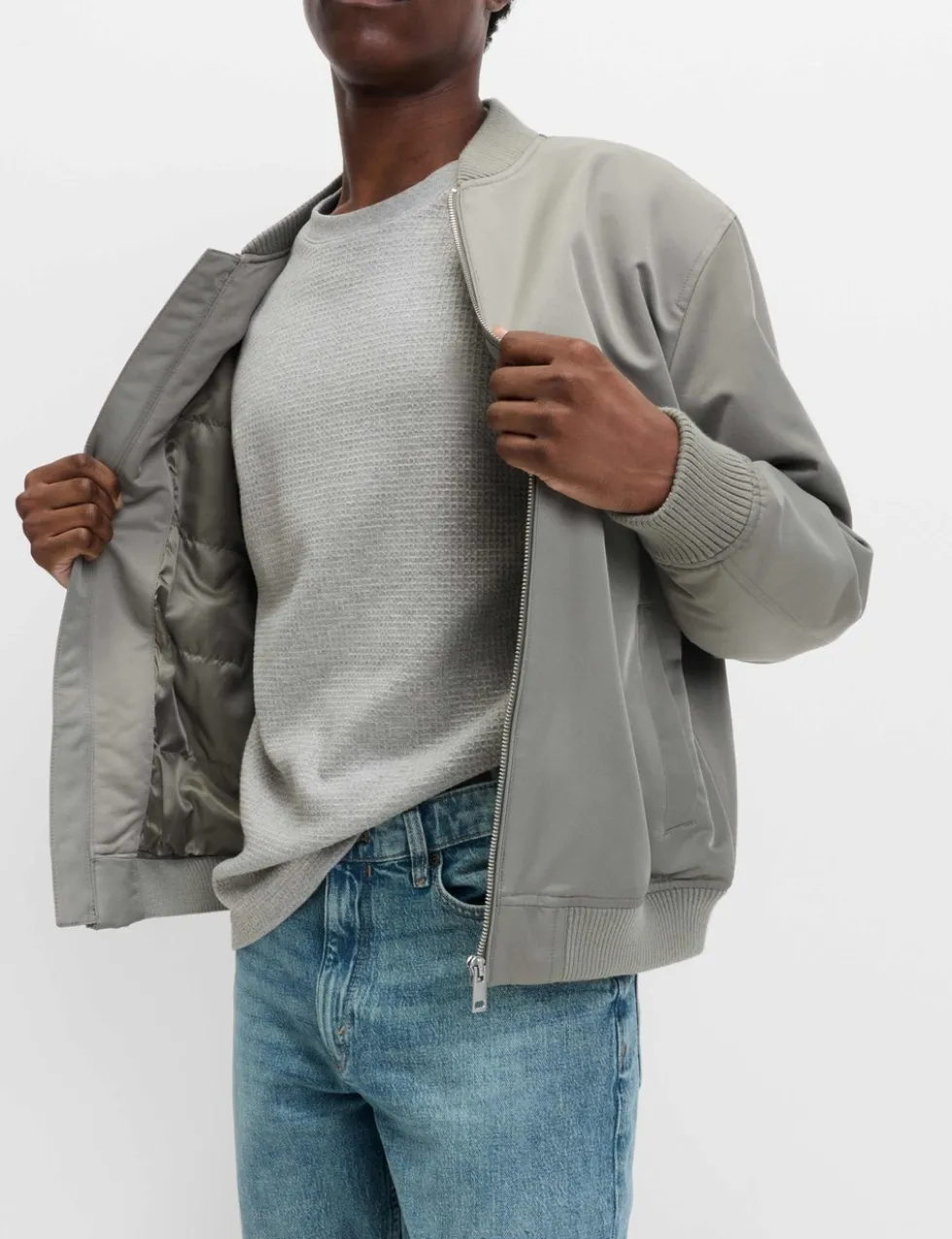 Relaxed Pure Cotton Waffle T-Shirt