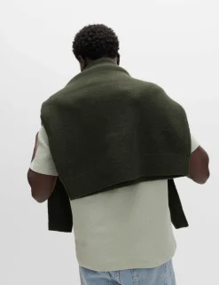 Relaxed Pure Cotton Waffle T-Shirt
