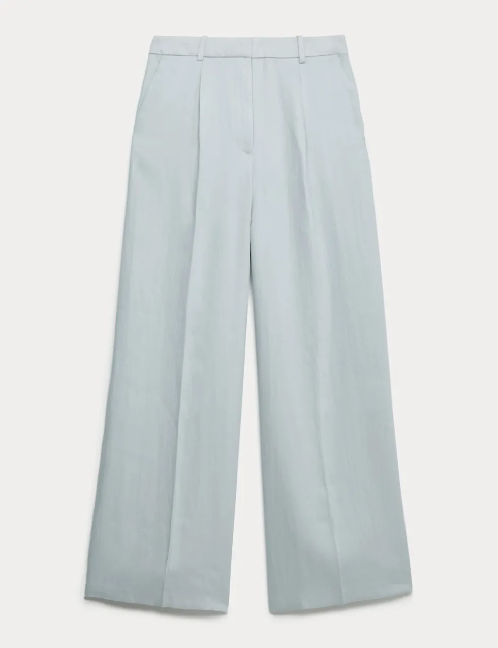 Relaxed Trousers with Linen