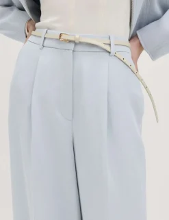 Relaxed Trousers with Linen