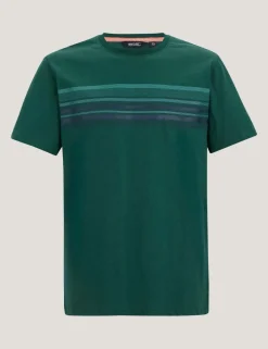 Rendro Pure Cotton Striped T-Shirt