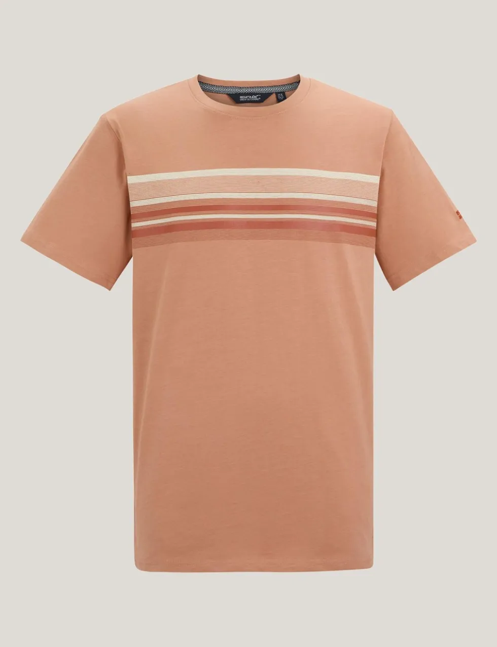 Rendro Pure Cotton Striped T-Shirt