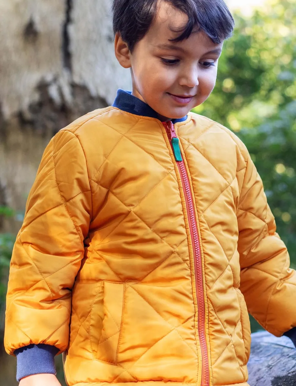 Reversible Quilted Fleece Zip Jacket (2-10 Yrs)