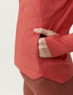 Revna Quilted Funnel Neck Sports Jacket