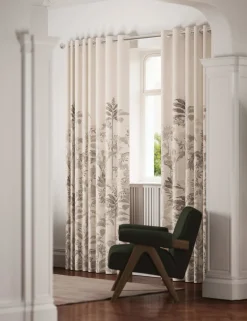 Rhapsody Lined Eyelet Curtains