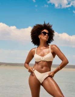 Riad Textured Bikini Bottoms