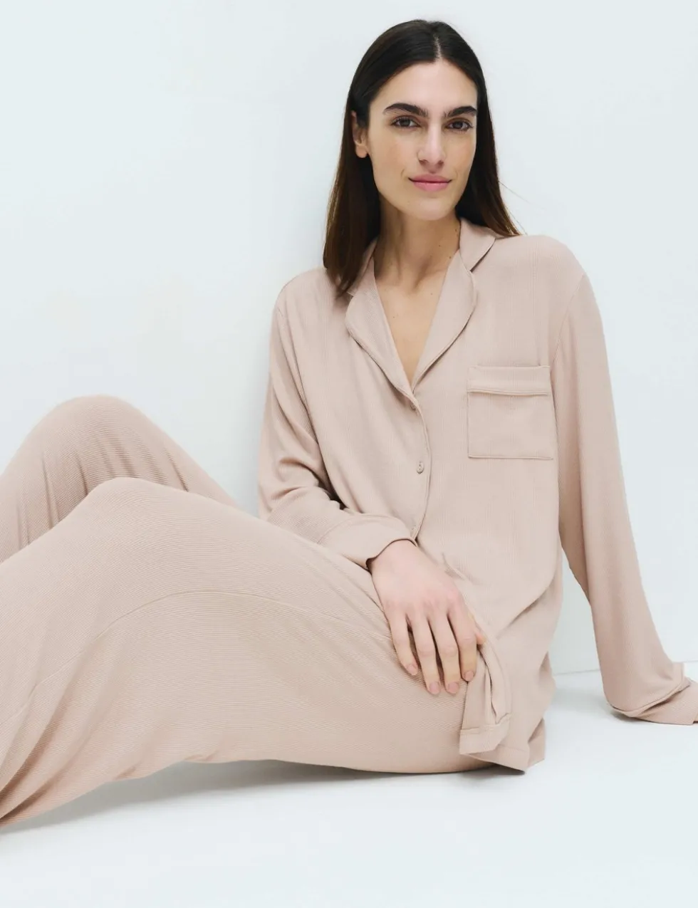 Rib Pyjama Set