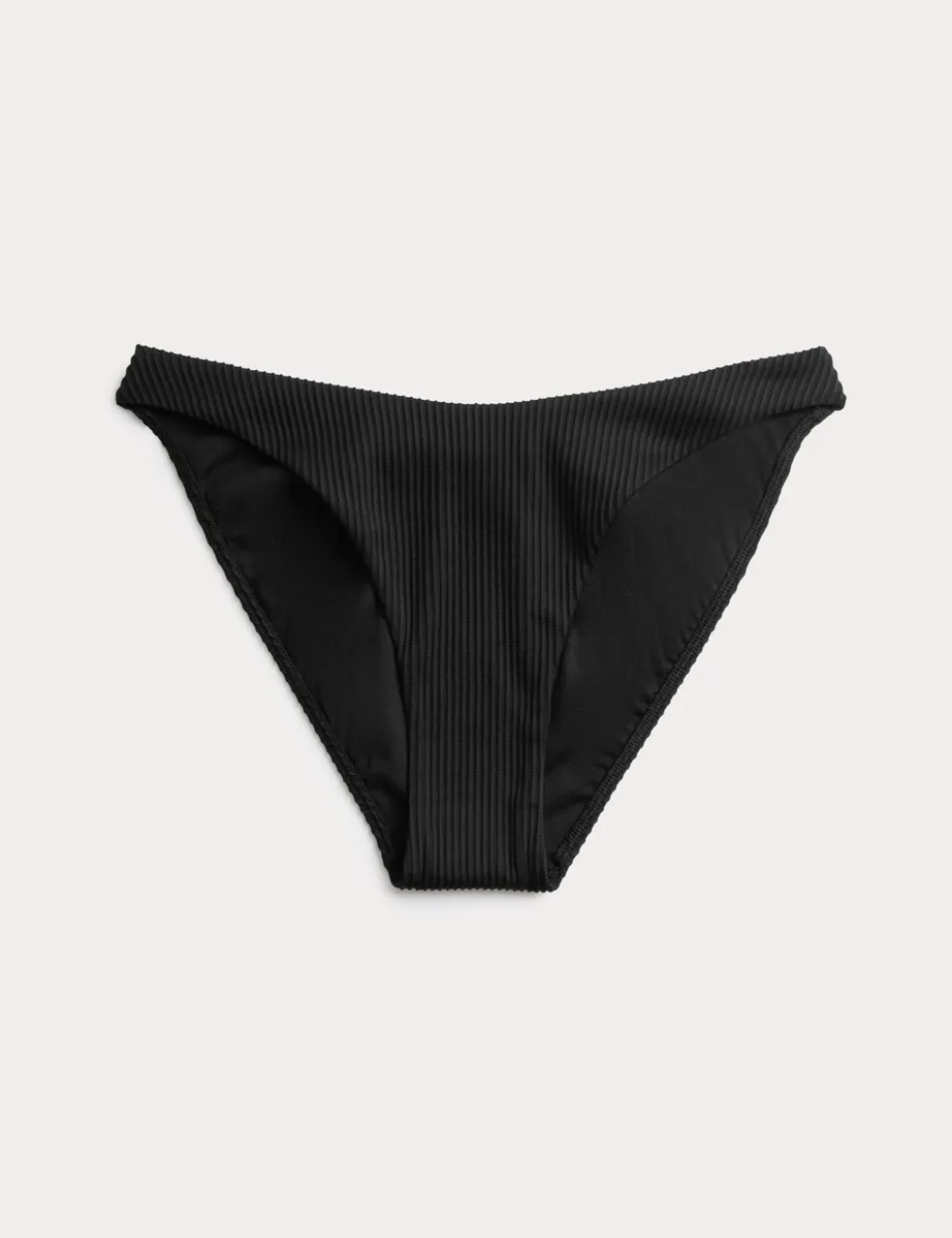 Ribbed High Leg Bikini Bottoms
