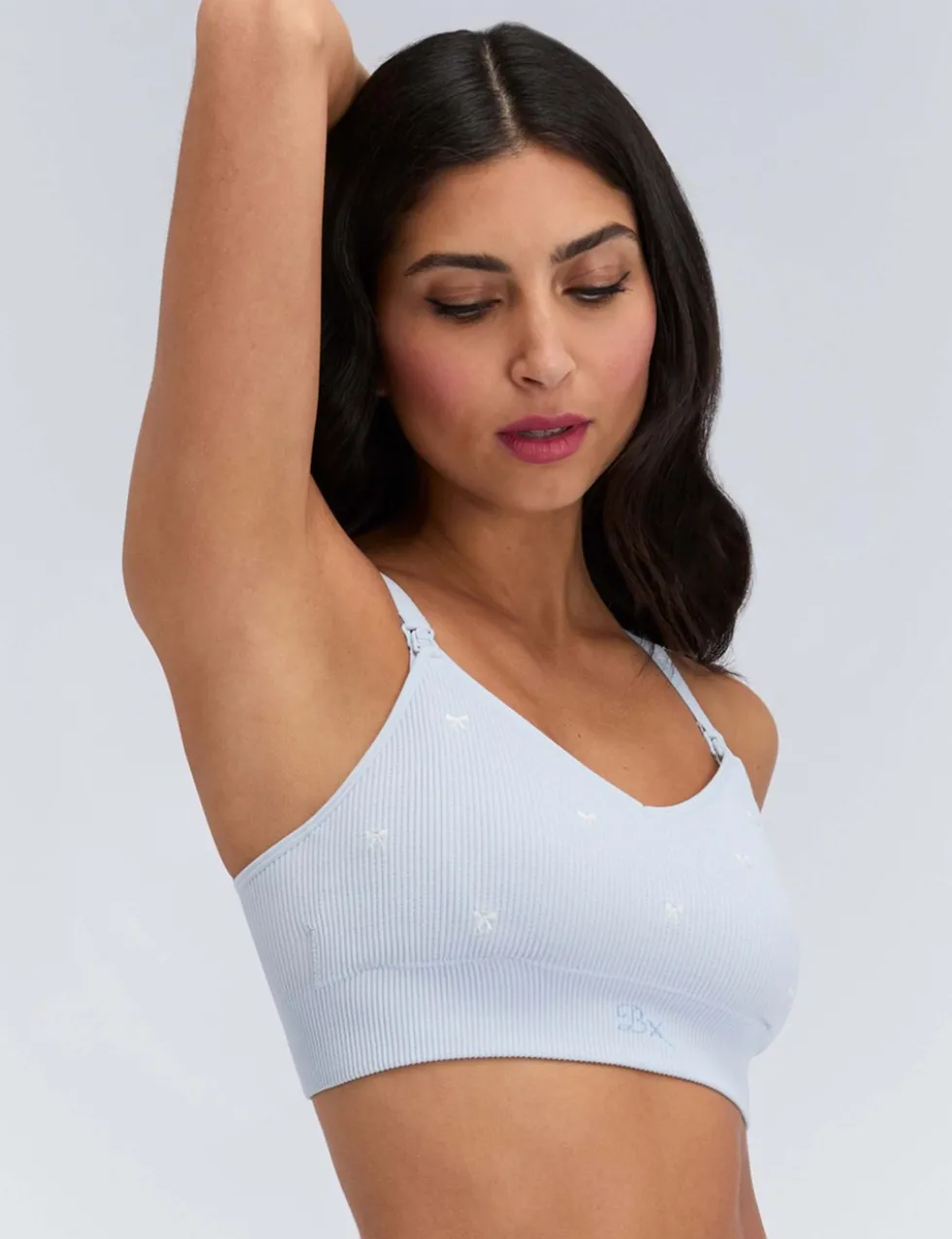 Ribbed Maternity Nursing Bralette