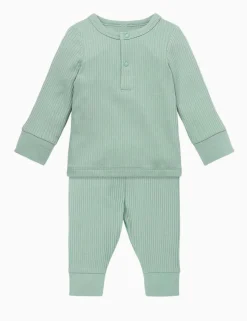 Ribbed Pyjamas (0 Mths - 6 Yrs)