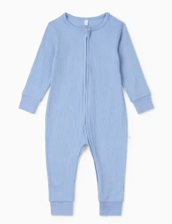 Ribbed Sleepsuit (0-24 Mths)
