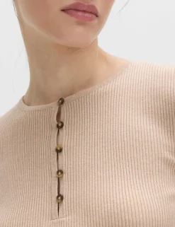 Ribbed Slim Fit Knitted Top