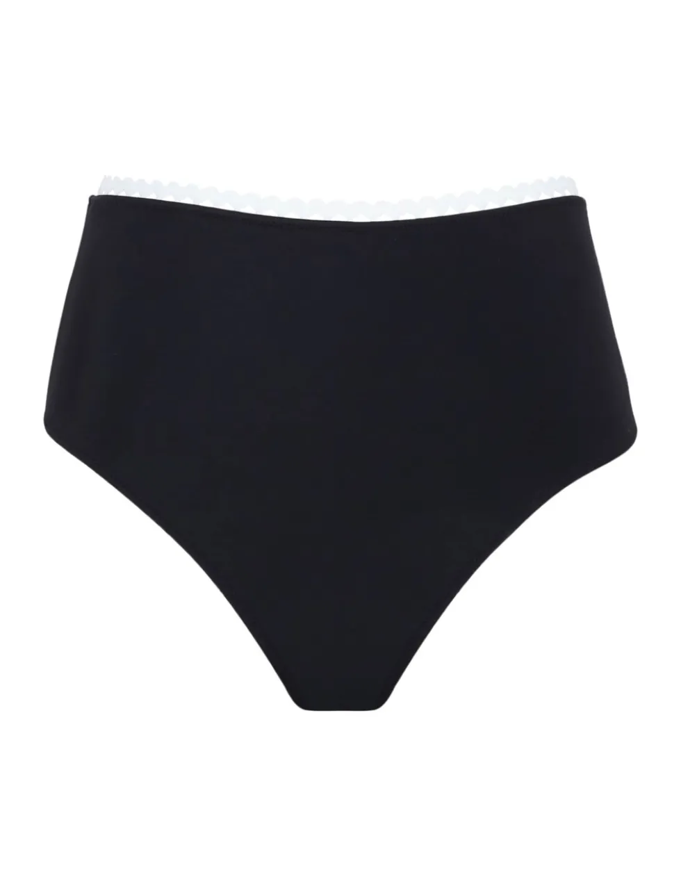 Ric Rac Trim High Waisted Bikini Bottoms