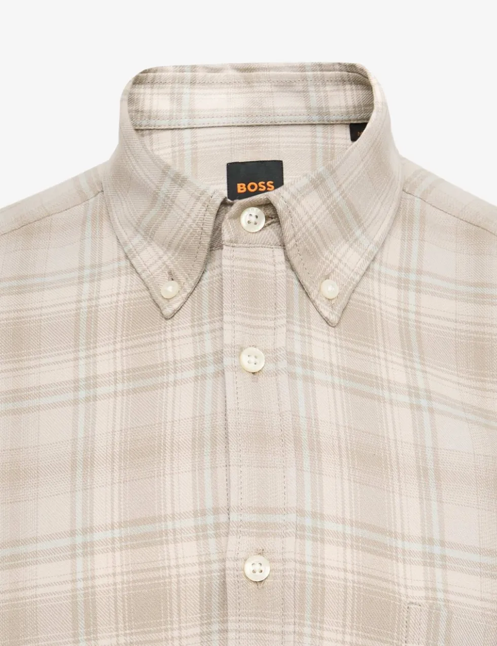 Rickert Regular Fit Pure Cotton Checked Flannel