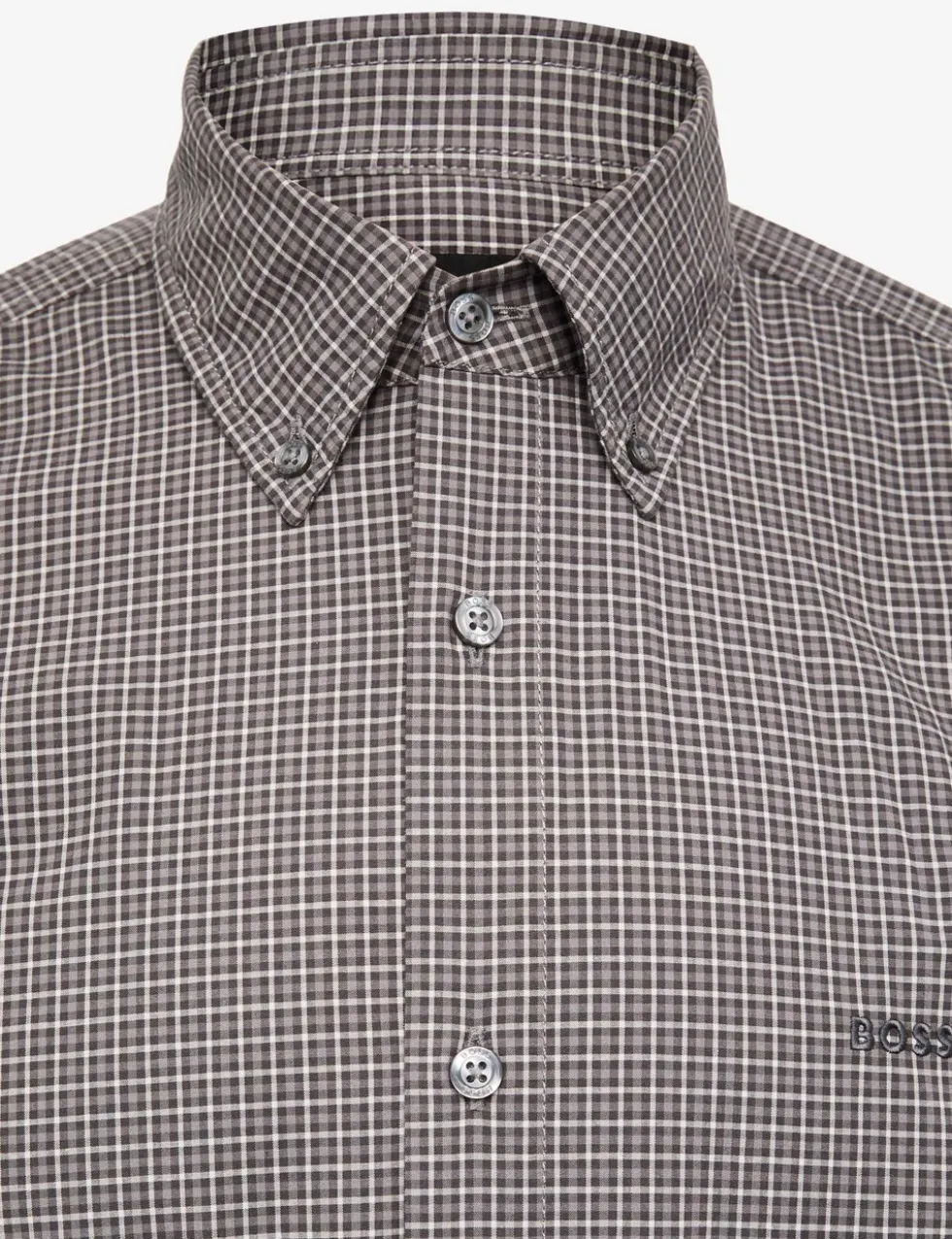 Ricoplus Regular Fit Cotton Rich Checked Oxford Shirt