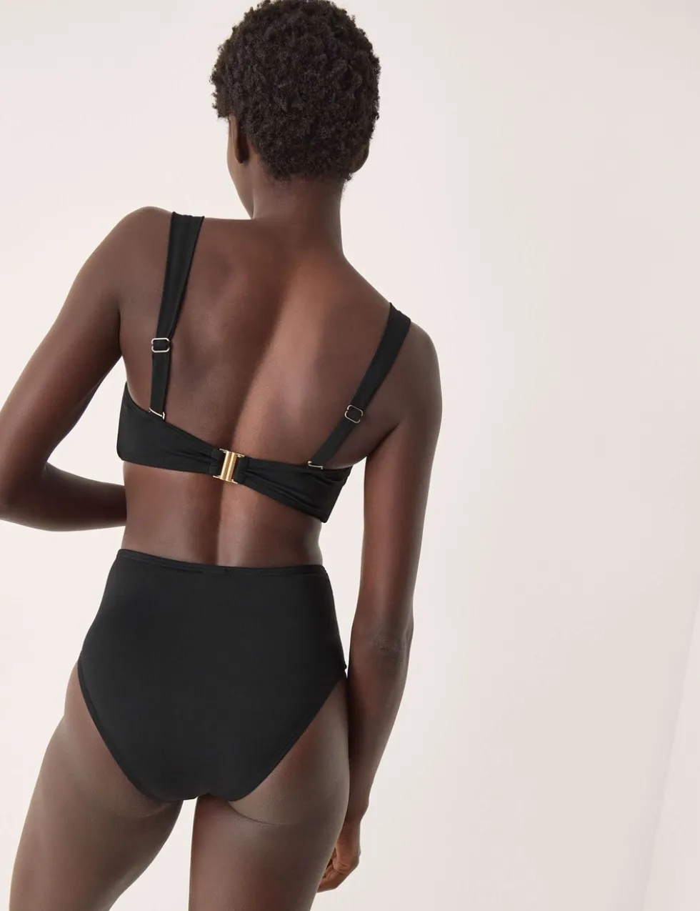Ring Detail Bandeau Bikini Top